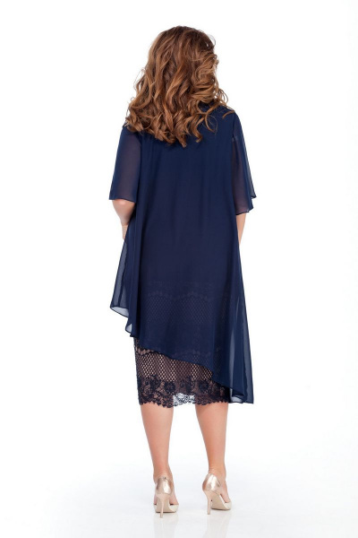 Платье TEZA 235 т.синий - фото 2