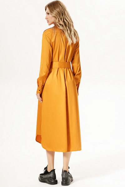 Платье Prestige 3748/170 оранжевый - фото 2