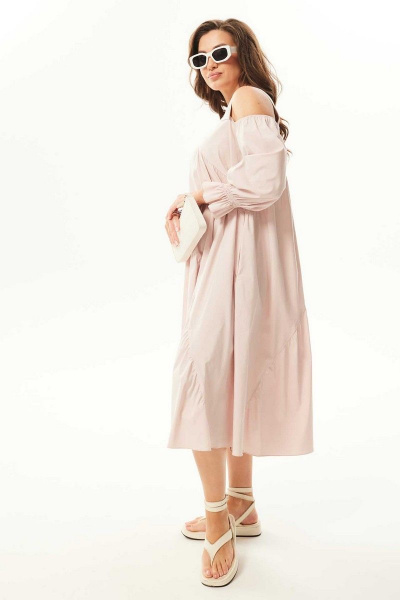 Платье Mislana С937 розовый - фото 1