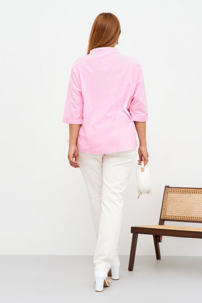 Блуза Панда 97740w розовый - фото 3