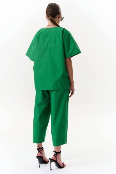 Блуза, брюки MilMil 1087 зеленый - фото 4