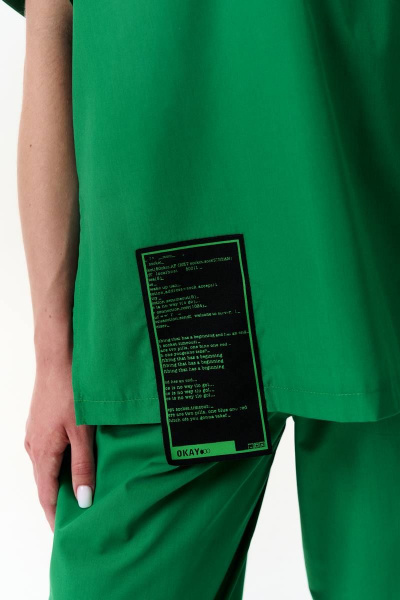 Блуза, брюки MilMil 1087 зеленый - фото 5