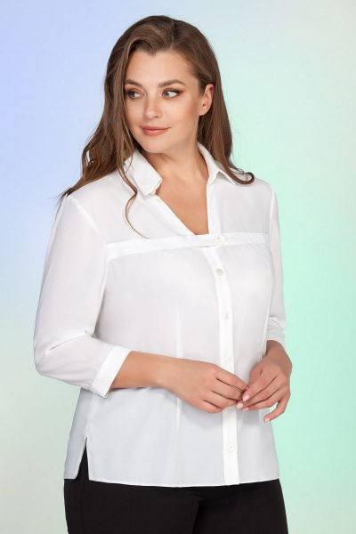Блуза Vitol Fashion В-106/1 белый - фото 2