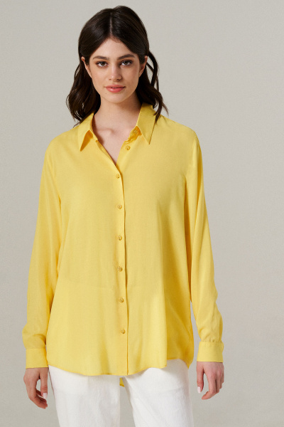 Блуза Панда 140243w желтый - фото 2