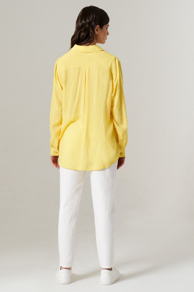 Блуза Панда 140243w желтый - фото 4