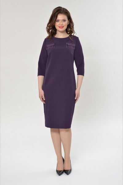 Платье ROMA MODA М158 фиолетовый - фото 1