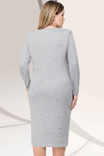 Платье LeNata 11963 светло-серый - фото 2