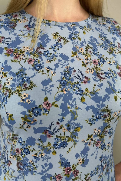 Блуза LindaLux 1-194 голубой_цветок - фото 5