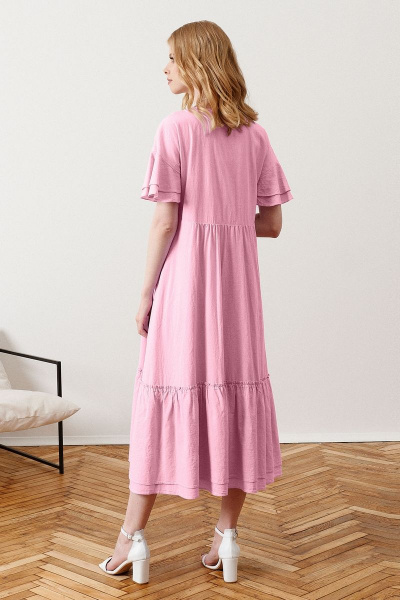 Платье Панда 100083w розовый - фото 4