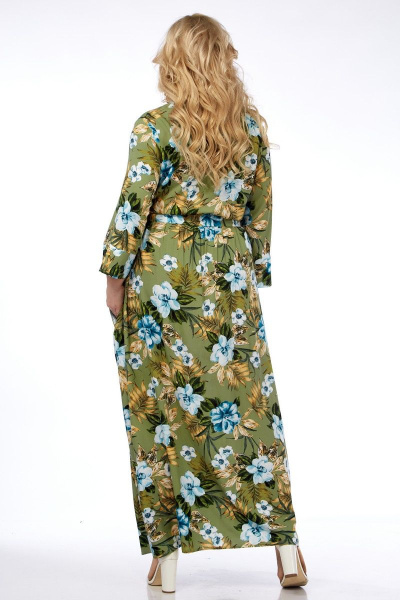 Платье Celentano lite 5004.1 оливковый - фото 4