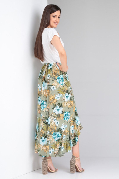 Юбка Celentano lite 5006.1 оливковый - фото 3