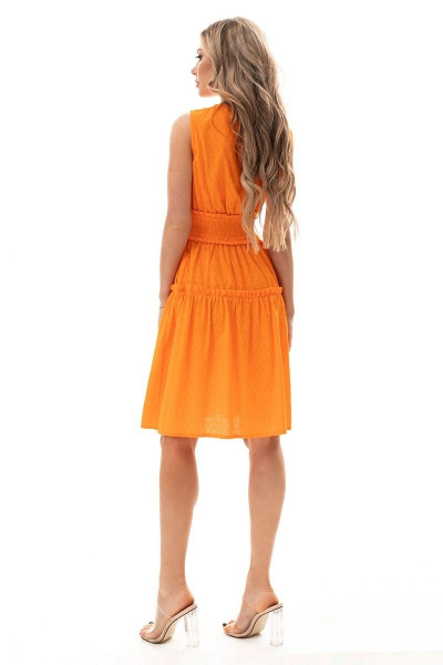 Платье Golden Valley 4823 оранжевый - фото 3