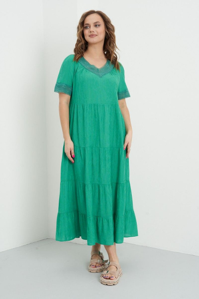 Платье Fantazia Mod 4475 зеленый - фото 1