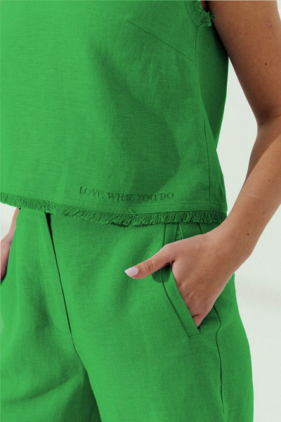 Блуза, шорты Prestige 4770 зеленый - фото 3