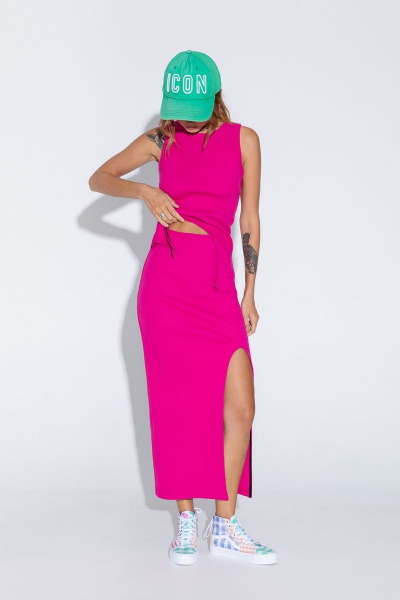 Платье PiRS 4583 розовый - фото 3