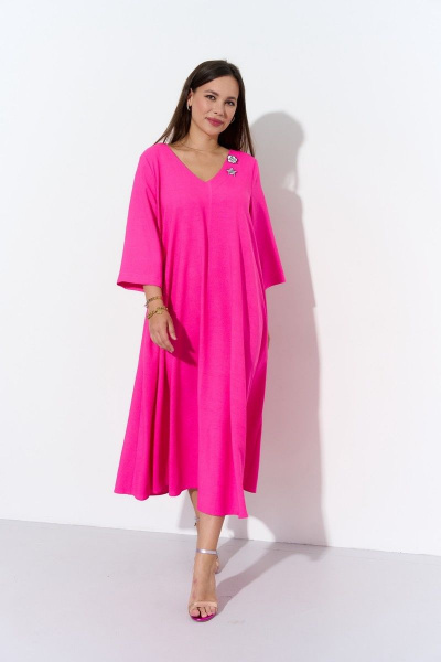 Платье Anastasia 1005 розовый - фото 8