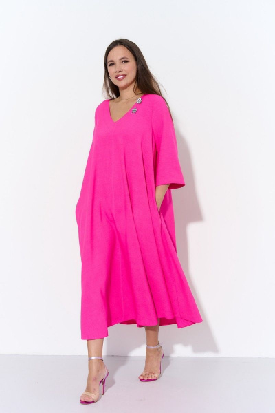 Платье Anastasia 1005 розовый - фото 5