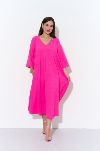 Платье Anastasia 1005 розовый - фото 3