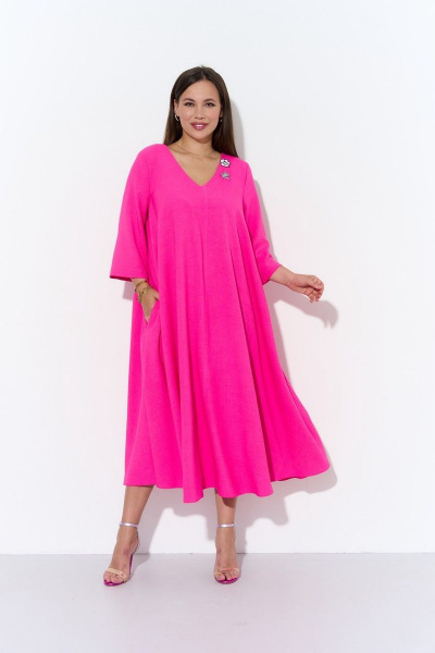 Платье Anastasia 1005 розовый - фото 2