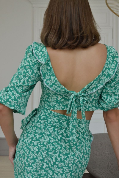 Блуза, юбка THE.WOMAN 0084 зелень - фото 5