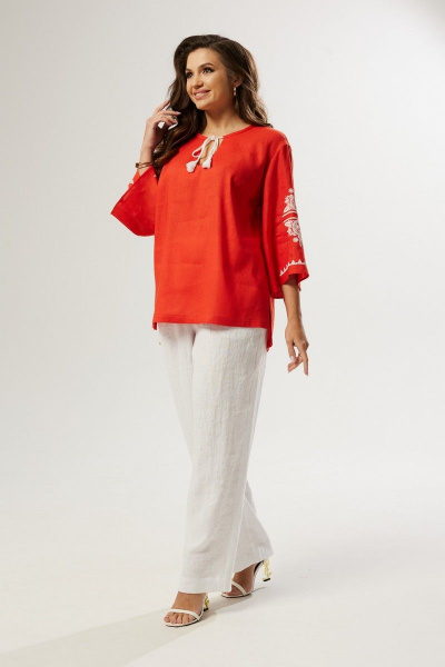 Блуза MALI 623-019 красный - фото 6