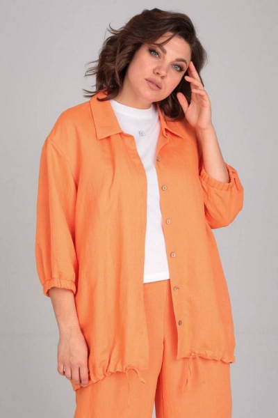 Рубашка Ma Сherie 1014 оранжевый - фото 1