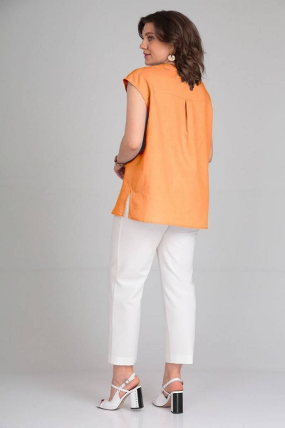 Блуза Ma Сherie 1015 оранжевый - фото 2