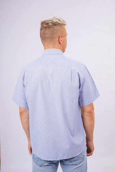 Рубашка Nadex 01-073323/329-23_170 сине-белый - фото 6