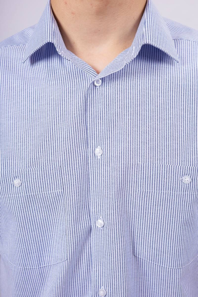 Рубашка Nadex 01-073323/329-23_170 сине-белый - фото 4