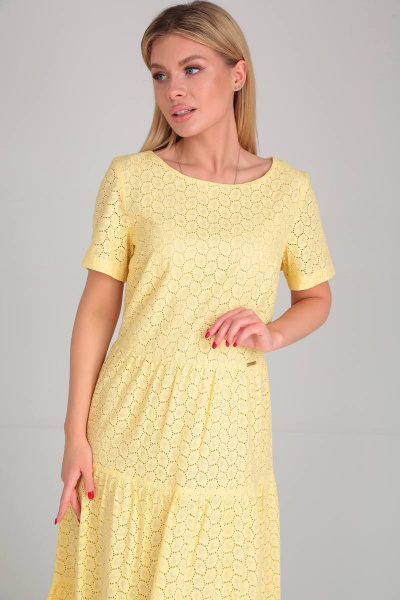 Платье Verita 2203 желтый - фото 6