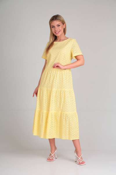 Платье Verita 2203 желтый - фото 1