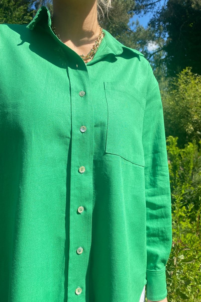 Блуза KOKOdea 212140-1 зеленый - фото 3