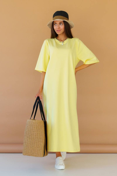 Платье Ivera 1090L желтый - фото 4