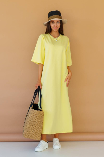 Платье Ivera 1090L желтый - фото 2