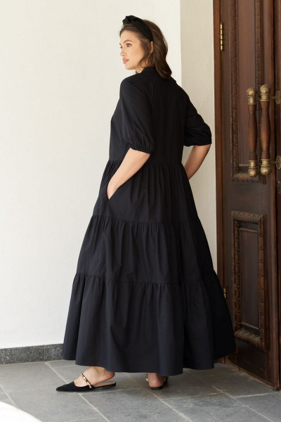 Платье Andina city 8013 черный - фото 2