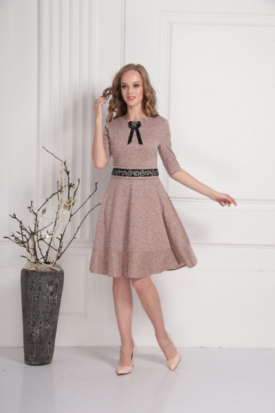 Платье AMORI 9423 розовый - фото 1
