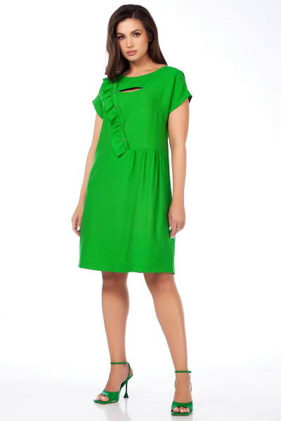Платье Dilana VIP 1978 зеленый - фото 1