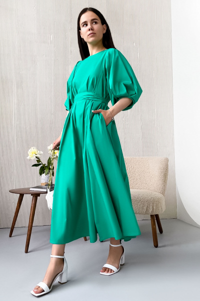 Платье Панда 98280w зеленый - фото 1