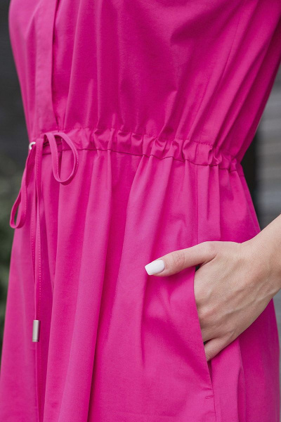Платье MURMUR 10123 ярко-розовый - фото 6