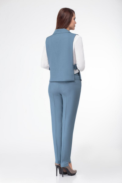 Блуза, брюки, жилет Bonna Image 360 голубой - фото 2