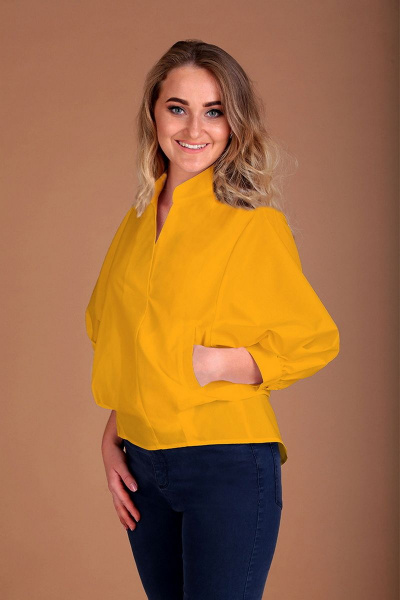 Блуза Таир-Гранд 62264 желтый - фото 3