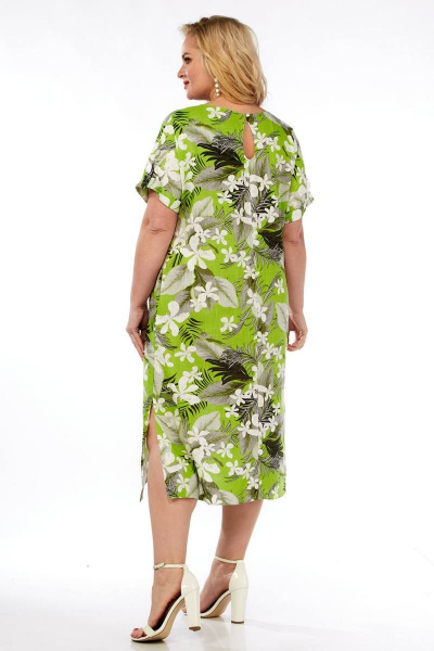 Платье Sharm-Art 1009/2 зеленый - фото 3