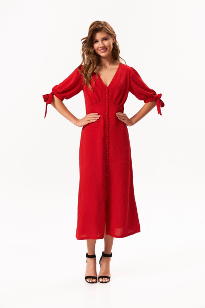 Платье KaVaRi 1044.3 красный - фото 1