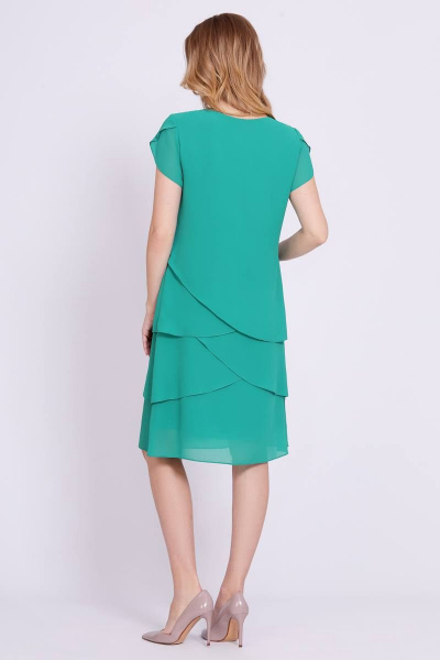 Платье Bazalini 4746 зеленый - фото 2