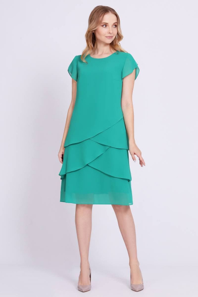 Платье Bazalini 4746 зеленый - фото 1
