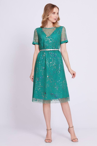 Платье Bazalini 4747 зеленый - фото 1