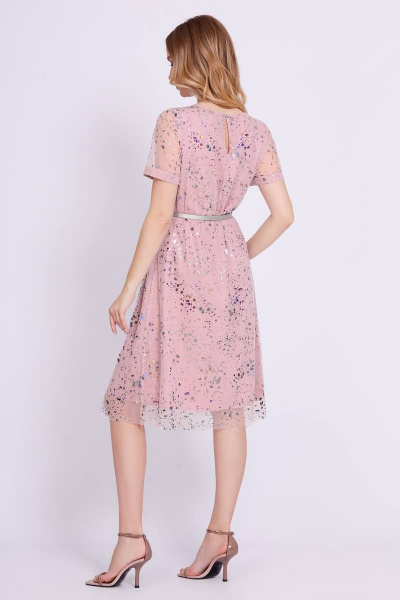 Платье Bazalini 4747 розовый - фото 2
