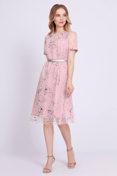 Платье Bazalini 4747 розовый - фото 1