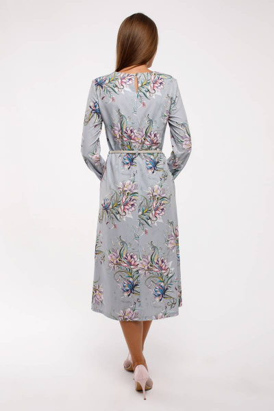 Платье Madech 195333 серый,розовый - фото 5