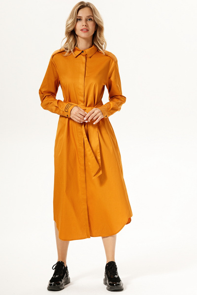 Платье Prestige 3748/170 оранжевый - фото 1